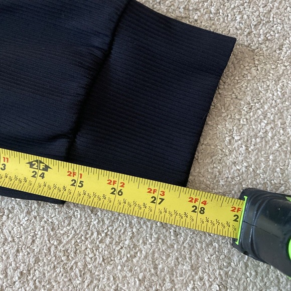 Athleta Salutation Rib Jogger Women’s Sz Medium Black High Rise Stretch Pockets - Picture 9 of 11